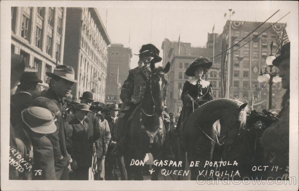 Don Gaspar & Queen Virgilia, Portola Festival San Francisco California