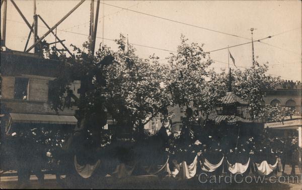 Japanese Float, Portola Festival, Oct. 21, 1909 San Francisco California
