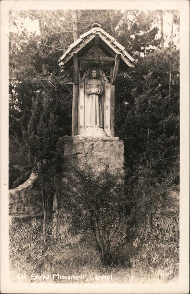 Serra Statue, Carmel Woods California Mission Photo