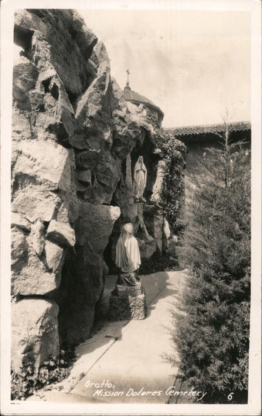 Grotto, Mission Dolores Cemetery San Francisco California