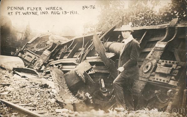 Pennsylvania Flyer Wreck - August 13, 1911 Fort Wayne Indiana