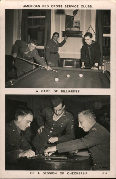 American Red Cross Service Clubs: A game of billiards? Or a session of Checkers?