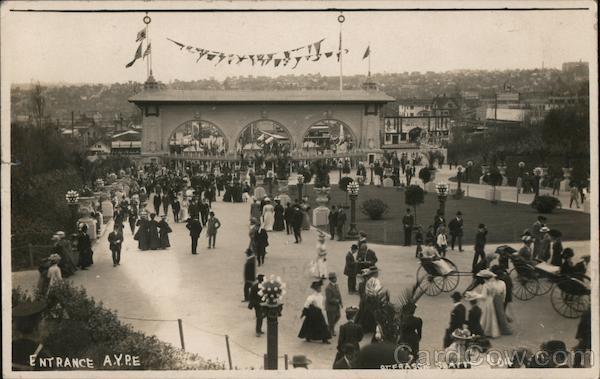 Main Entrance, AYPE, Alaska Yukon Pacific Exposition Seattle Washington