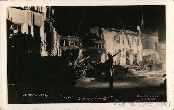 The Sentinel Compton Quake March 10 '33 Los Angeles California