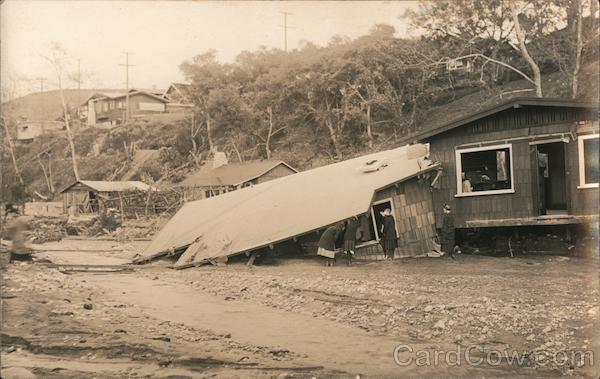 Arroyo Seco flood - 1912-1913 Highland Park California