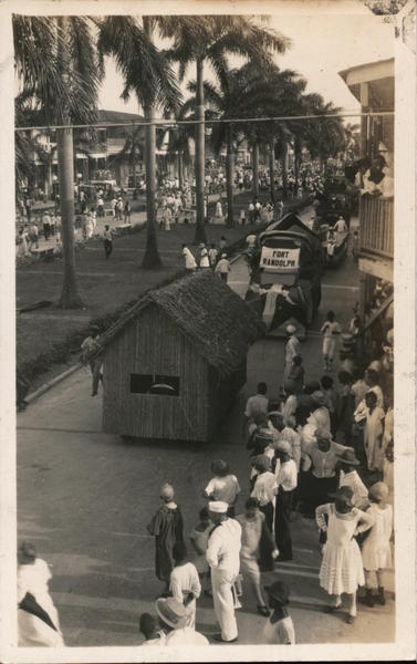 Canal zone parade, Fort Randolph Panama