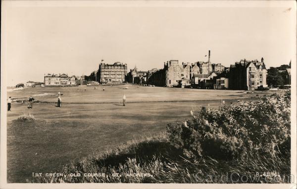 1st Green, Old Course, St. Andrews Fife Scotland