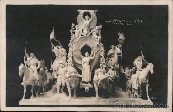 The Nations of the West Statue 1915 Panama-Pacific Exposition
