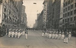 Portola Festival Parade, Military Postcard