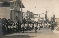 Portola Festival: Mission Dolores, Baseball Players Postcard