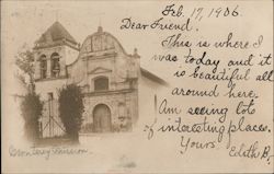 Monterey Mission Postcard