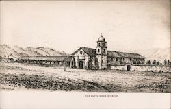 The Santa Cruz Mission Postcard