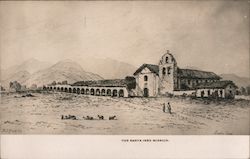 The Santa Inez Mission Postcard