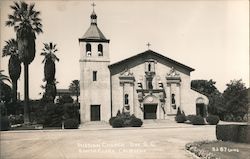 Mission Church University of Santa Clara Postcard