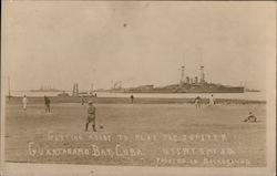 Baseball Team, USS Wyoming Postcard
