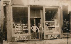 "The Penny Cut Price Grocery" Postcard