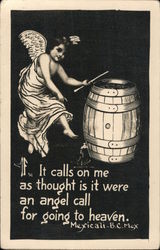 It Calls on me as thought is it were an angel call for going to heaven Postcard