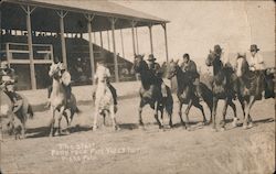 Start of the Pony Race, Standing Rock Fair Postcard