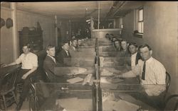 Telegraph Office, Operators Postcard