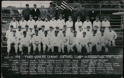 Three-Quarter Century Softball Club - 1958 Postcard