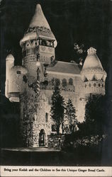 Gingerbread Castle at Wheatsworth Mill Postcard