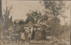 Cyclone June 7, 1908 - Hildreth Street Postcard