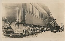 Train Wreck, January 16, 1910 Postcard