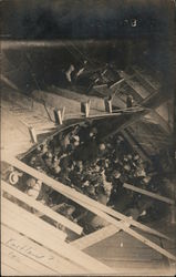 Long Beach Municipal Auditorium Tragedy 1913 Pier Collapse Postcard