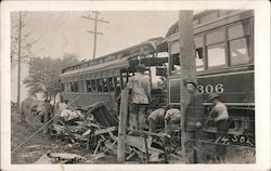 Train Wreck #306 Postcard