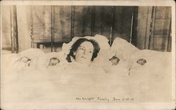 Quadruplets, McKnight Family Born 3/10/1915 Redding, CA Postcard Postcard Postcard