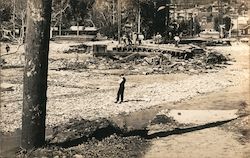 Arroyo Seco Flood - 1912-1913 - Near Ave 43 Highland Park, CA Postcard Postcard Postcard