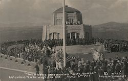 Dedication Ceremonies Vista House May 5th 1918 Postcard