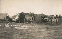 Wreck on IGRY Near Independence, Iowa, Sept 1913 Postcard