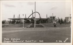 Main Entrance Oregon Centennial Exposition - 1959 Smith Postcard Postcard Postcard