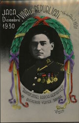 Captain Garcia Hernandez - December 1930 Postcard
