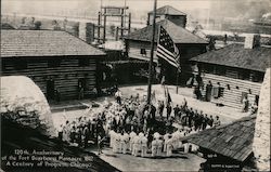 120th Anniversary of the Fort Dearborn Massacre 1812 - A Century of Progress, Chicago Illinois Postcard Postcard Postcard