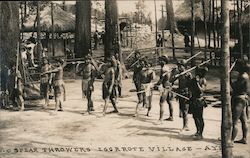 Spear Throwers, Igorrote Village - Alaska-Yukon-Pacific Exposition Postcard
