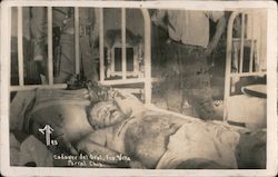 Body of General Francisco Pancho Villa, Hotel Hidalgo Hidalgo del Parral, CH Mexico M.F. Postcard Postcard Postcard