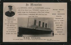 In Memoriam - R.M.S. Titanic Postcard