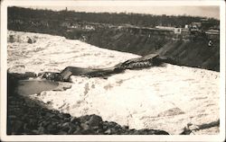 Honeymoon bridge collapse 1938 Postcard