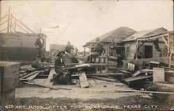 Art Hdqs. After the Hurricane Postcard