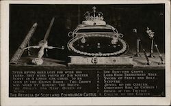 The Regalia of Scotland, Edinburgh Castle Postcard