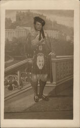 Head-through-Hole: Man in Kilt Postcard