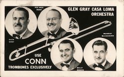 Glen Gray Casa Loma Orchestra Conn Trombones Postcard