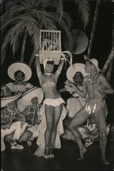 Topless female exotic dancer Original Photograph