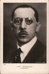 Igor Stravinsky-Compositeur Postcard