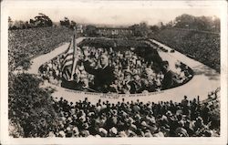 President Roosevelt Speaking at San Diego Stadium Oct. 3, 1935 Postcard