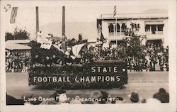 Long Beach Float 1920 Postcard