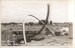 Gas Torch Oregon Centennial Exposition - 1959 Smith Postcard Postcard Postcard