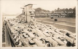 U.S.S Saratoga Panama City, Panama Postcard Postcard Postcard